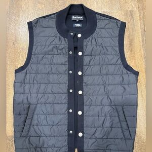 Barbour Men's Dark Gray Quilted Vest